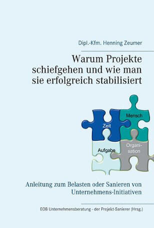 Buchcover: Warum Projekte schiefgehen