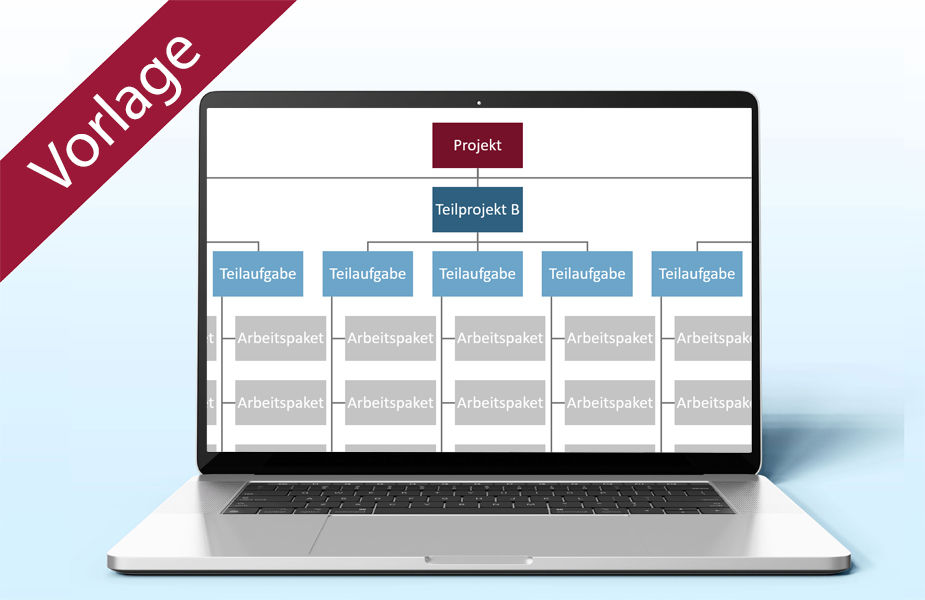 Projektstrukturplan erstellen | Vorlage PowerPoint