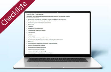 Projektauftrag erstellen | Checkliste PDF