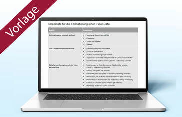 Microsoft Excel – schnelle Formatierung für umfangreiche Daten