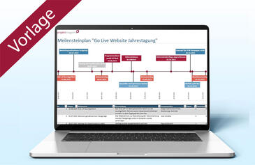 Meilensteinplan | Vorlage Excel