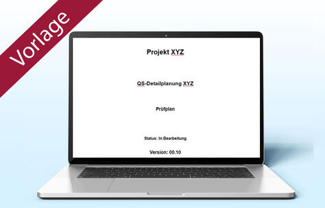 Vorlage Prüfplan zur Qualitätssicherung
